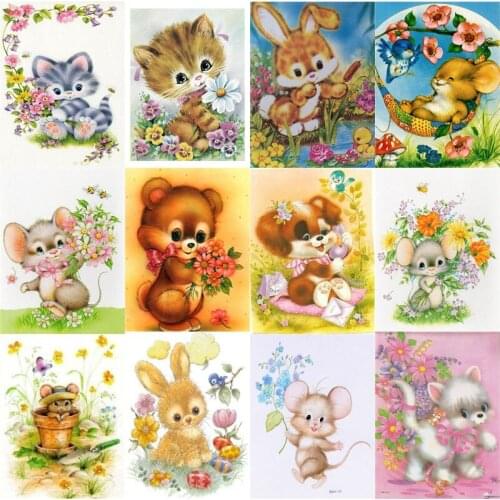 Diamond painting cats Diamond embroidery 5D Full Square/Round Drill Home Decoration Baby gifts Diamond mosaic stitch Crafts