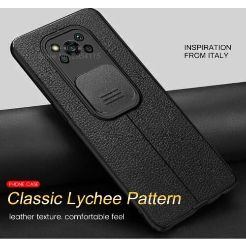 X3pro case lychee pattern soft silicone back cover for poko pocco poxo poco little pocox3 x3 3x x 3 pro x3pro nfc protect shell