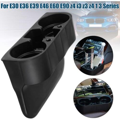 For BMW e30 e36 e39 e46 e60 e90 z4 i3 z3 z4 1 3 series Car Black Front Drinks Cup Holder Car Front Center Console Cup Rack