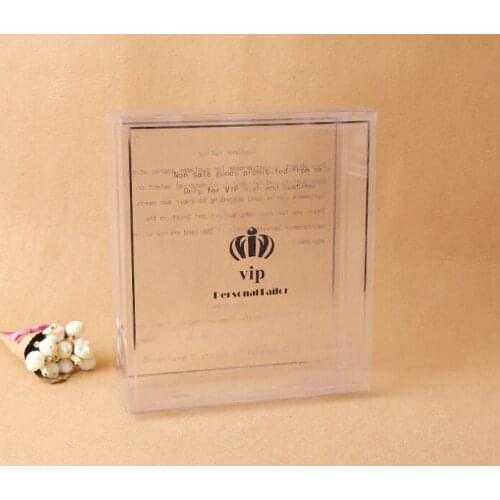 Custom Wedding Favor Boxes Treasure Candy Box Gold Silver Transparent Plastic Baby Shower Plastic Candy Box ---DH40214