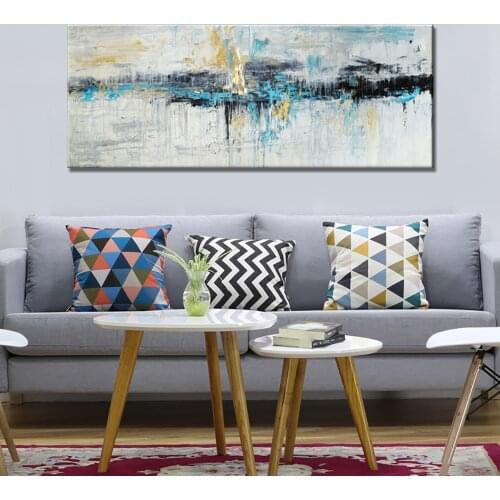 Large Size Oil Painting On Canvas Handmade Modern Abstract Wall Art Picture Living Room Bedroom Shower Room Decoration Paintings