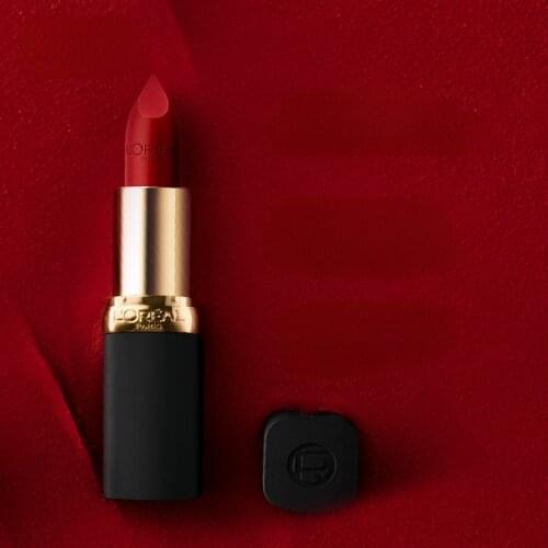 TT Loreal Makeup Colorful Lipstick New Year Red Demon Gold Multiple Repairing Essence Cameo Brown Nourishing Lipstick Authentic