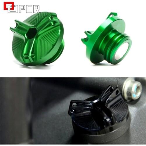 Motorcycle Engine Oil Cap cnc Filler Cover plug M20*2.5 For kawasaki Z900 versys 1000 VN650 Z1000 SX Z800 ER6N/F NINJA 250 SL