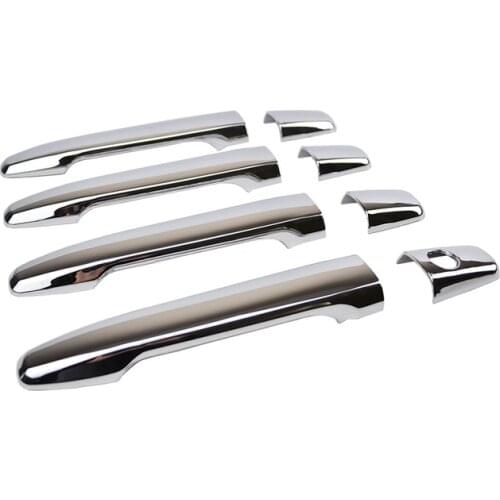 FIT For MITSUBISHI OUTLANDER 2010 - 2018 ASX / SPORT /RVR LANCER 2008 CHROME DOOR HANDLE CATCH COVER TRIM 2012 2011