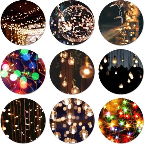 Fancy bulb Icons Pins Badge Decoration Brooches Metal Badges For Backpack Decoration