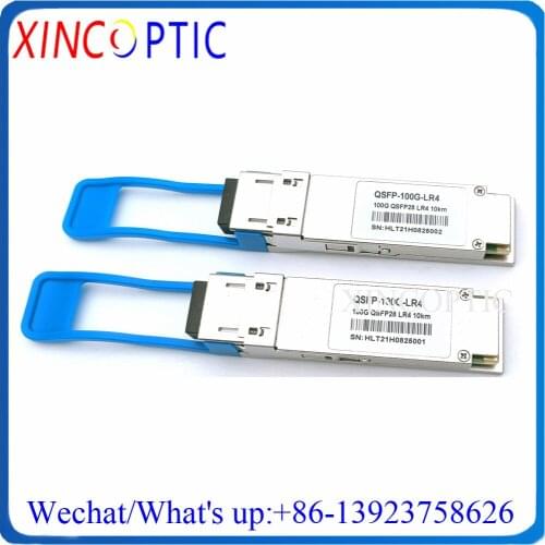 100G QSFP28 LR4 10KM Optical Module,Mellanox MMA1L10-CR Compatible 100GBASE-LR4 QSFP28 1310nm 10km DOM LC SMF OpticTransceiver