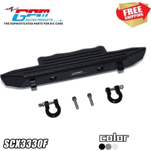 RC Radio control car Axial AXI03007 SCX10 III Aluminum alloy scale front bumper with U-shaped hook option upgrade parts
