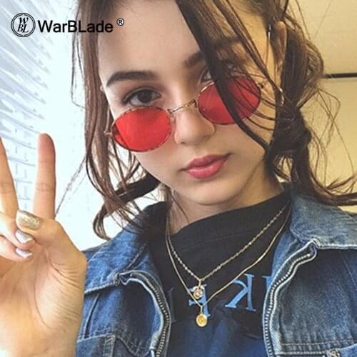 WarBLade vintage retro gothic steampunk mirror sunglasses gold and black sun glasses vintage round circle men UV gafas de sol