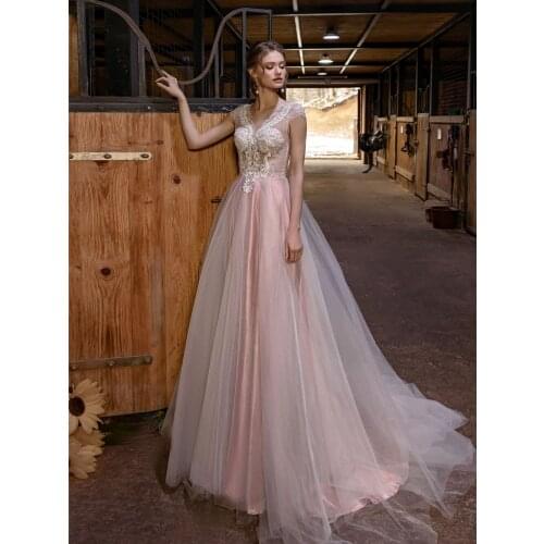 Wedding Dresses 2021 Appliqued Chic Satin A-Line Bridal Gown Plus Size Beach Princess Vestido de Noiva