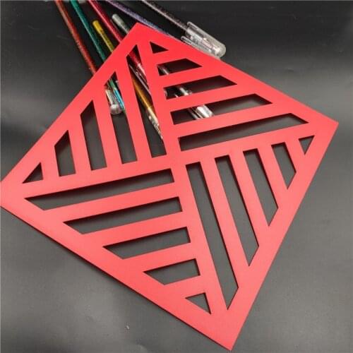 20x20cm Stitching scrapbook stencils spray plastic mold shield DIY cake hollow Embellishment printing lace ruler Easter