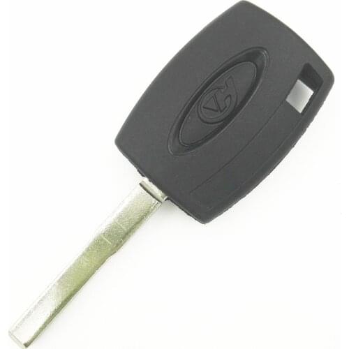 Uncut No Button Transponder Car Key Blank For Ford Focus Replacement Transponder Key HU101 Blade Shell Cover Case