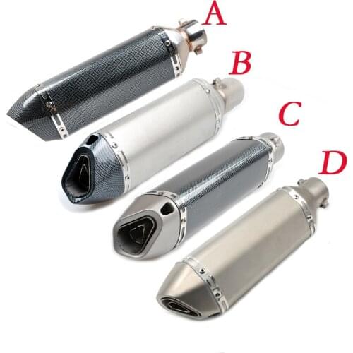 Motorcycle Inlet 51mm exhaust muffler pipe with db killer 36mm connector For BMW K1600 GT GTL R1200GS R1200R R1200RT R1200S