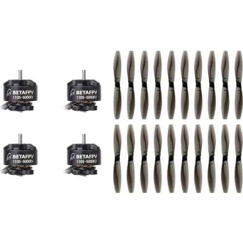 1105 5000KV 4S Brushless Motors with 3018 3x1.8 3 Inch 2 Paddle 1.5mm Hole PC Propeller for FPV Racing Drone Quadcopter