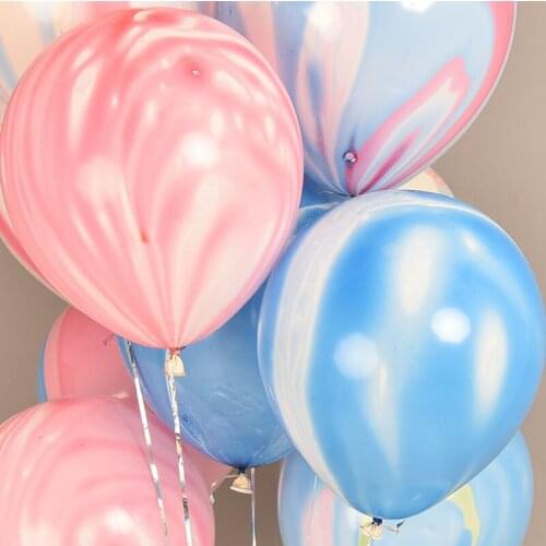 60PCS/Lot 12inch Colorful Agate Balloon For Home Wedding Kids Birthday Party Decor Baby Birthday Anniversary Valentines Day