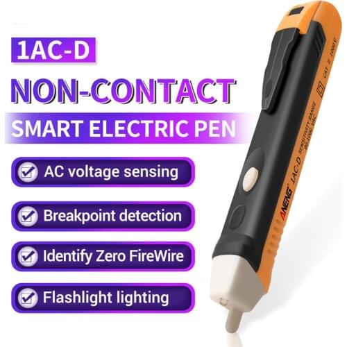 1AC-D Noncontact Voltage Tester Electroscope Pen Electric Voltage Indicator Adapter Electrified Wire Checker Breakpoint Detector