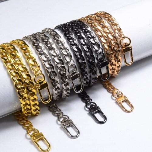 Steel Bag Chains 9mm DIY Detachable Replacement Purse Chain, Bag Belts Straps for Handbags Handle Accessories Shoulder Crossbody