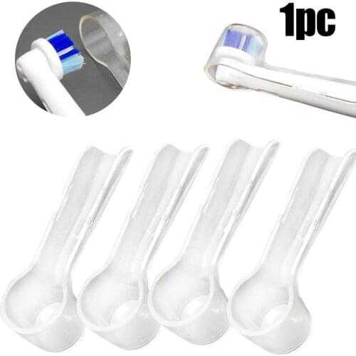 1/2/4/10pcs Toothbrush Case Transparent Cover For Toothbrush Protective Cap Head Toothbrush Travel Case Protective Dustproo U6V9