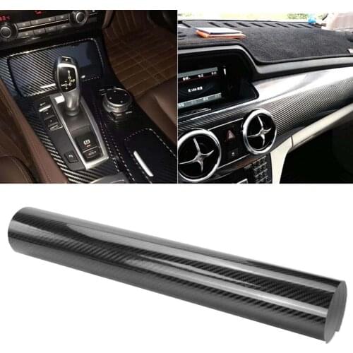5D Carbon Fiber Car Vehicle Body Interior Change Color Decorative Film Sticker
