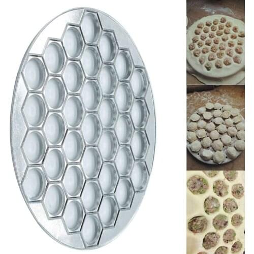 37 Holes Dumplings Maker Dumpling Mould Ravioli Aluminum Mold Pelmeni Dumplings Kitchen DIY Tools Make Pastry Dumpling