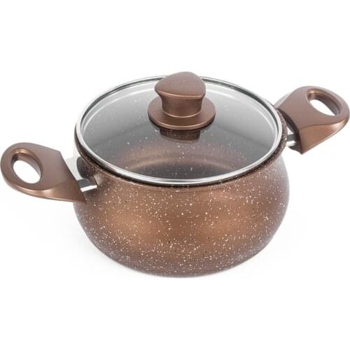 16 Cm Granite Bronze Hot Pot