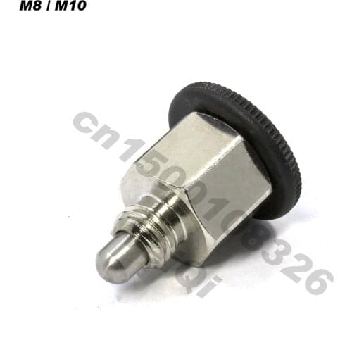 Indexing plungers,spring bolts,return type, plastic knob ,coarse thread M8 M10