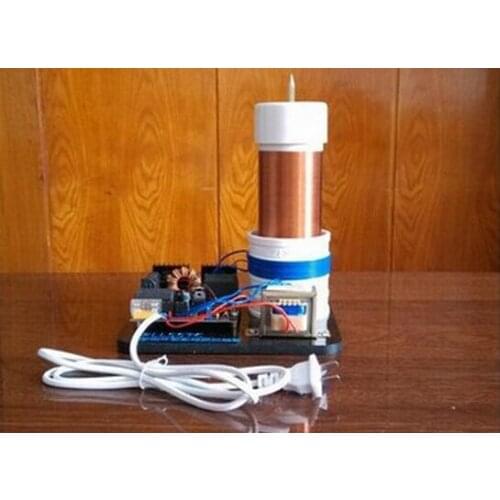 Tesla coil (generator) Tesla coil with SSTC driver board PLLSSTC Solid State Tesla Coil phase-locked loop te
