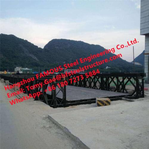 Compact 200 Mabey Bridge System Modular Prefabricated Steel Panel Bridge For Sale