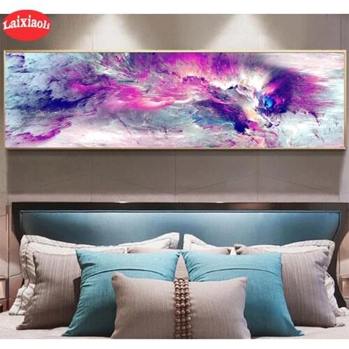 Full drill square Crystal Paintings Abstract art, colorful clouds Diamond Embroidery Full round 5d Diy diamond painting Diamond