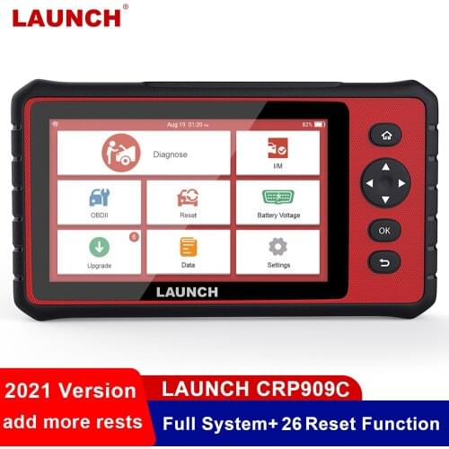 LAUNCH X431 CRP909 OBD2 Scanner All System Diagnose ABS DPF Reset Service ODB Auto Code Reader Automotive Car Diagnostic Tool
