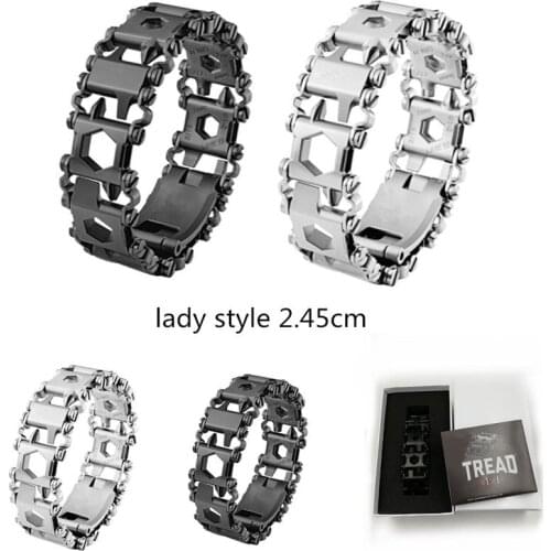 New Wearable Tread 2.45cm 29 In 1 Multi-function Tool Bracelet Strap Multi-function Screwdriver Outdoor Emergency Kit Multi Tool