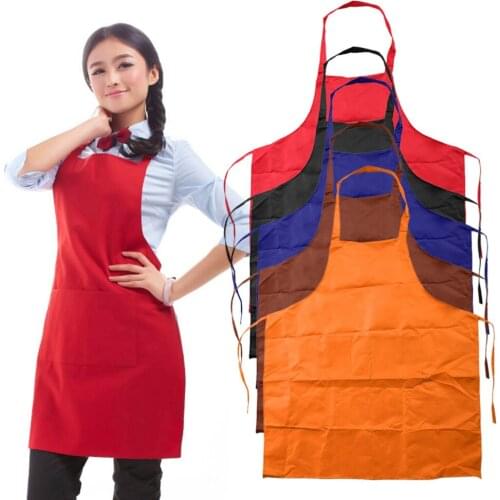 Fashion Lady Women Kitchen Apron For Home Chef Waiter Cafe Shop BBQ Hairdresser Aprons Butcher Restaurant Cooking Baking Tools