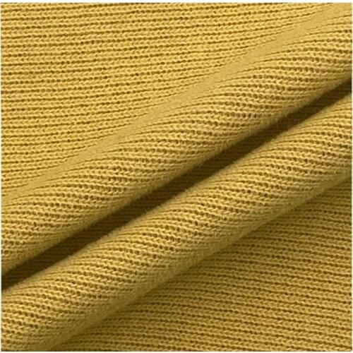 Width 68'' Solid Color High Grade Knitted Plush Elastic Velvet Fabric By The Half Yard For Pants Sportswear Material