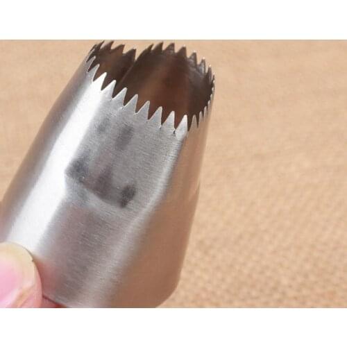 Heart Shaped Butter Decorating nozzle 304 stainless steel cream kitchen utensile Cake Baking Tool Large