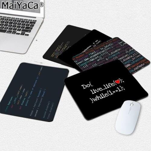 MaiYaCa High Quality Program Code Beautiful Anime Mouse Mat Smooth Writing Pad Desktops Mate gaming mouse pad