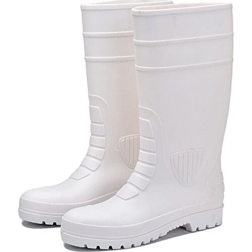 Women EVA Winter High Non-slip Rain Boots Anti-acid Alkali Waterproof Rubber Shoes Wear-resistant Water Shoes Casual Rainboots