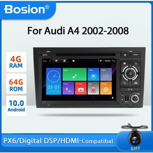Car Multimedia Player Android 10.0 2 din Car DVD for Audi A4 B6 B7 S4 car radio gps navigation WIFI BT SWC RDS stereo headunit