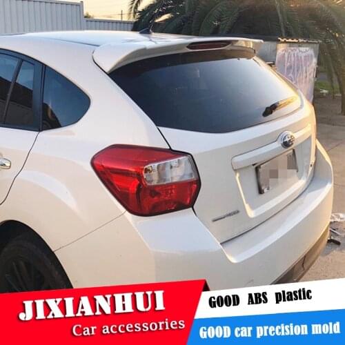 For Subaru XV Spoiler 2011-2014 Subaru XV yck Spoiler ABS plastic Material Car Rear Wing Color Rear Spoiler