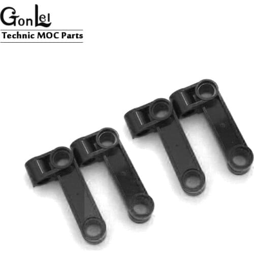 10Pcs/Lot High-Tech Connector Pin 2x4 Building Block MOC Brick Parts Compatible with 11455 Technical Parts DIY Toys For Children