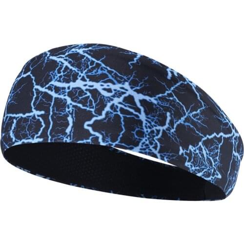 Men Women Anti-Sweat Cycling Headband Lycra Absorbent Bandana Sport Hair Sweatband Bike Headwear Running Fitness Hairband
