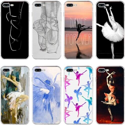 2H Ballerina Ballerina Style Soft TPU Silicone Cover Case For Apple iPhone 6 6s 7 8 plus Case