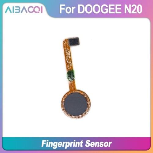 AiBaoQi Original Brand New Fingerprint Sensor Home Button Flex Cable Replacement For Doogee N20/Y9 Plus phone