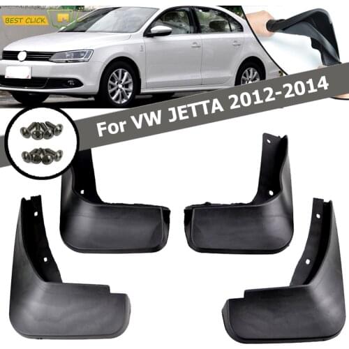 Front Rear Car Mud Flaps For VW Jetta Mk6 A6 Vento Sedan 2011 2012 2013 2014 Mudflaps Splash Guards Mud Flap Fender Mudguards
