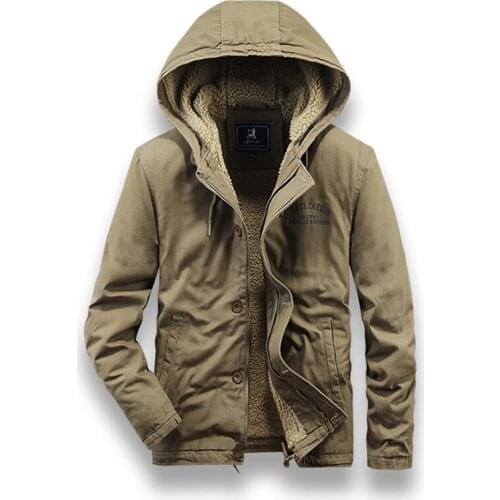 Casual Thick Jacket Men Cotton Warm Windbreaker Hooded Mens Parkas Outdoor Cashmere Liner Long Coat Chaquetas Hombre Size M-4XL