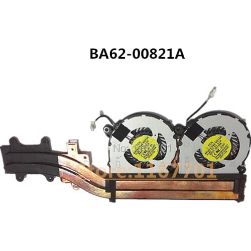 Original Laptop/Notebook CPU Cooling radiator heatsink/Fan for Samsung NP730U3E NP730U4E 740U3E NP740U4E BA62-00821A BA31-00139A