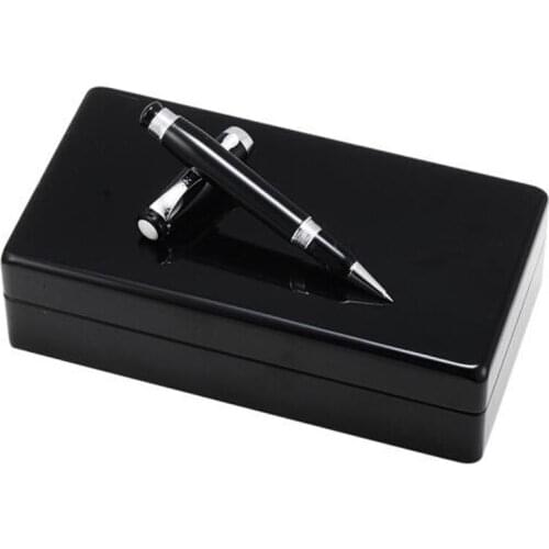 Duke Tutor Great Rollerball Pen Black Barrel And White Pearl on Top Ideal For Business Office & Home Writing Pen or W/Gift Box