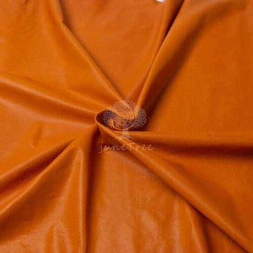 Junetree Grade A High quality Sheep skin leather Genuine leather soft whole skin tanned leather craft 0.7mm clothing bag safa