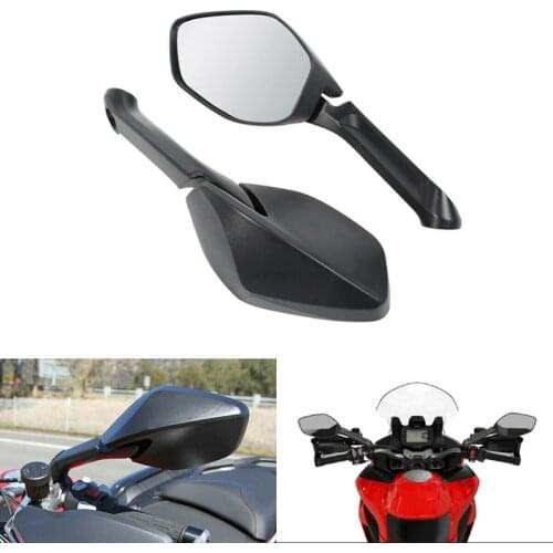 Motorcycle Rear Side View Mirror Replacement For Ducati Multistrada 1200 1200 S 2015 Black