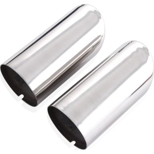 2PCS Stainless Steel Exhaust Tail Pipes For VW Jetta MK5 MK6 Scirocco Golf Variant Golf 6 golf 7/Skoda Octavia Superb
