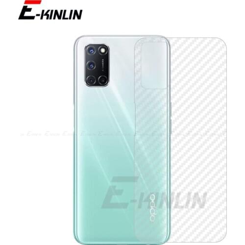 5pcs Soft 3D Carbon Fiber Back Film For OPPO A53s A54 A52 A53 A35 A91 A92 A93 A95 A32 A31 A94 A32 A92s Screen Protector No Glass