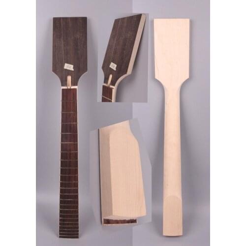 7 string Electric guitar neck 22 Fret 24.75 inch Maple fretboard paddle head Bolt on truss rod guitar parts #P3